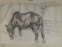 Pferdestall-Interieur - Ludovic Rodo Pissarro